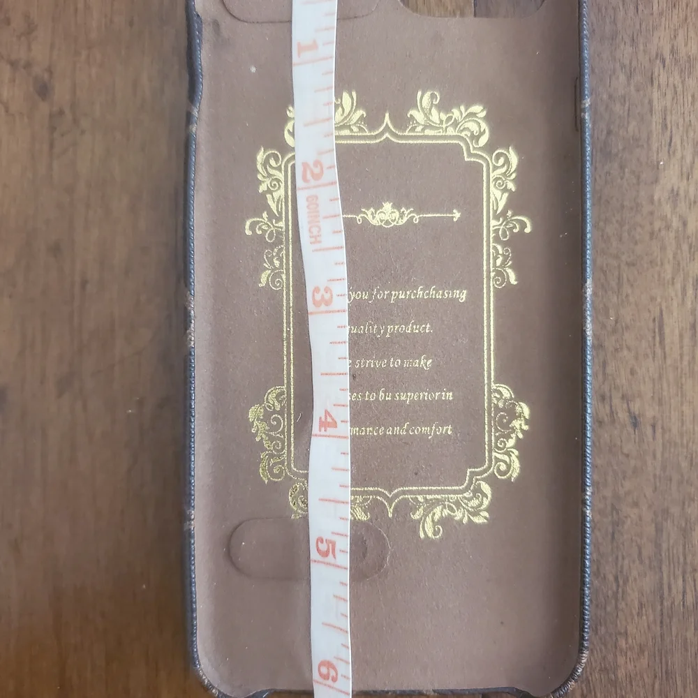 Brown and Gold Decorative Case